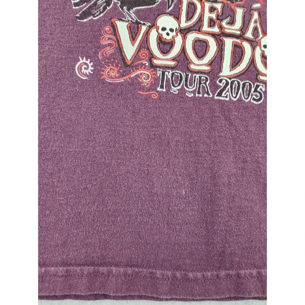 Vintage Gov't Mule Tour 2005‎ Concert T-shirt Purple Deja Voodoo Size Medium